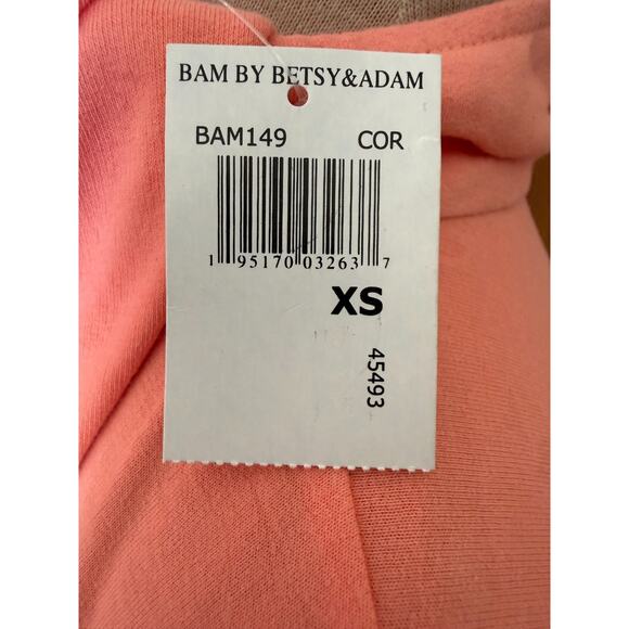 BAM by Betsy & Adam Pink Cropped Half Zip Sweatshirt – Size XS – NWT - Picture 3 of 3